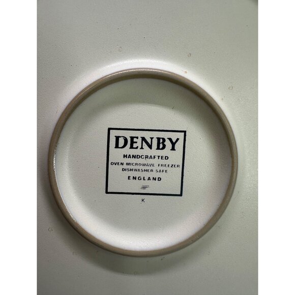 Vtg Denby Energy 9" DIA Plate Celadon Cream Stoneware England Retired K - Picture 3 of 6